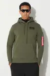 Mikina Alpha Industries Red Stripe Hoody