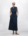 ECOALF Mika Dress Deep Navy M