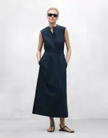 ECOALF Mika Dress Deep Navy M