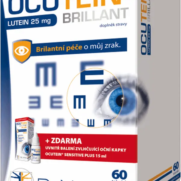 OCUTEIN Brillant Lutein 25 mg 30 tobolek