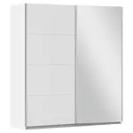 Rauch Möbel SKŘÍŇ S POSOUVACÍMI DVEŘMI, bílá, 181/197/61 cm