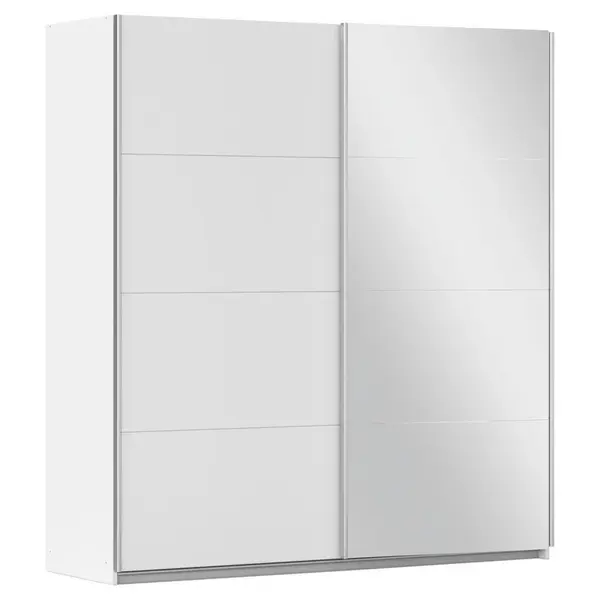 Rauch Möbel SKŘÍŇ S POSOUVACÍMI DVEŘMI, bílá, 181/197/61 cm