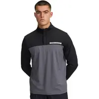 Under Armour T2G 1/4 ZIP Pánska mikina, čierna, veľkosť M
