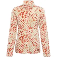 ALPINE PRO EFLINA Dámska flísová mikina, oranžová, veľkosť