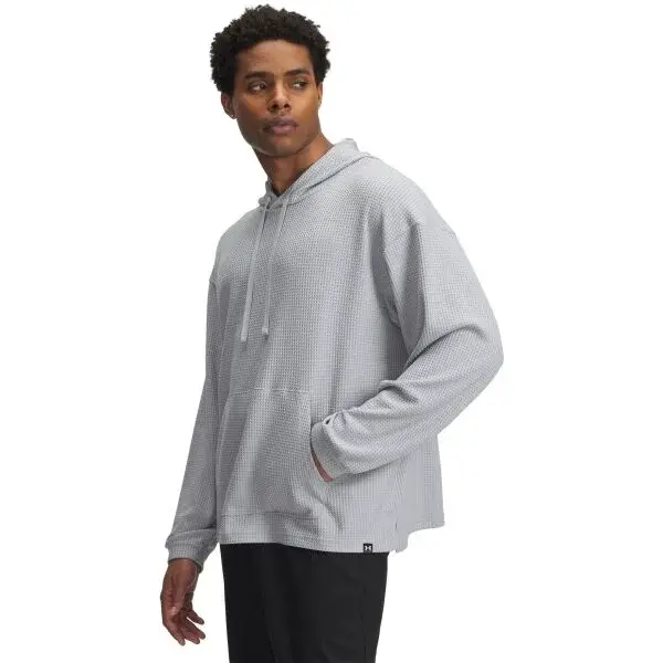 Under Armour RIVAL WAFFLE Pánska mikina, sivá, veľkosť M