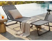 Zahradné ležadlo Bielfeld, šedé%