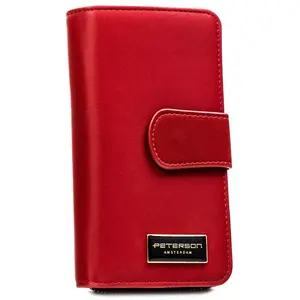 Dámská kožená peněženka červená - Peterson Kosina