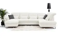 Sedací souprava Giovani do U - látka Wind Provedení: Levá U, Nožičky: Nožičky kovové - chrom, látka: Wind 2