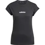 adidas ESSENTIALS LINEAR SINGLE Dámské triko, černá, velikost