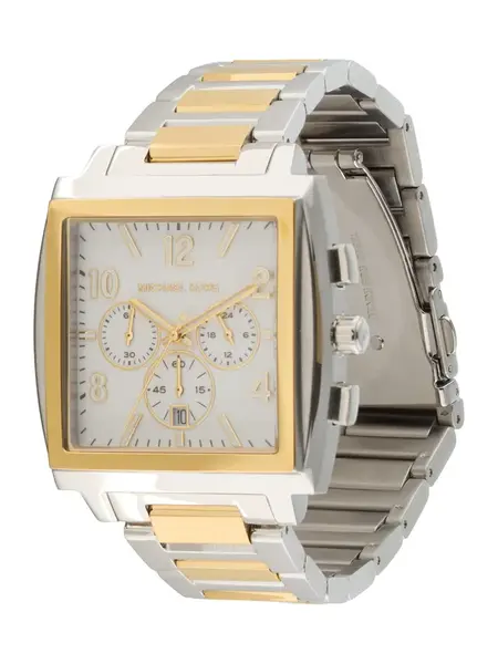 Michael Kors Analógové hodinky 'RHYS'  zlatá / strieborná