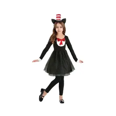 Kostým Černá kočička 110/120 cm