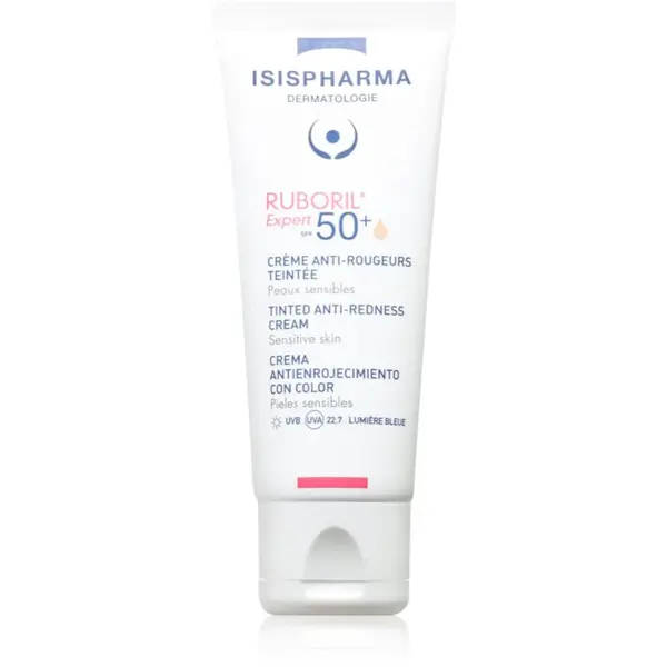 ISISPHARMA Ruboril Expert SPF 50+ hydratační tónovací krém pro citlivou pleť se sklonem ke zčervenání SPF 50+ 40 ml