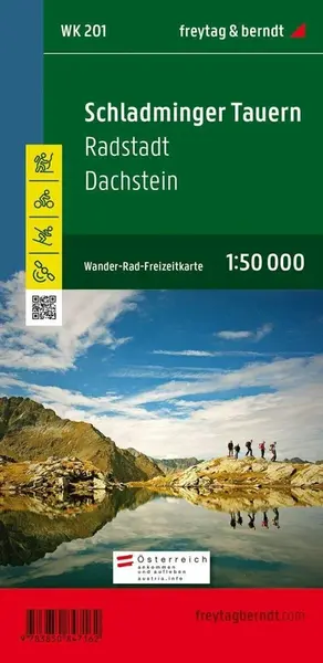 WK 201 Schladminger Tauern, Radstadt, Dachstein 1:50 000 / turistická mapa