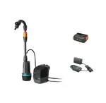 Gardena - 18V AKU čerpadlo do sudu 2400 ComfortAuto, 1x aku 2,5 Ah Li-Ion, nabíječka 14605-20