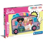 Clementoni - Obrysové puzzle 104 Barbie na výletě