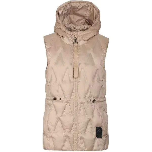 NAX KERTA Dámska zateplená vesta, oranžová, veľkosť