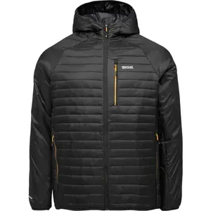 REGATTA OUTDOORS ROWAK Pánská bunda, černá, velikost