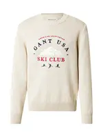 GANT Sveter  nebielená / tmavomodrá / červená / biela