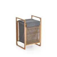 MID.YOU KOŠ NA PRÁDLO, šedá, barvy dubu