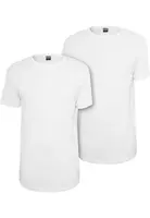 Tvarované dlouhé tričko 2-balení wht/wht
