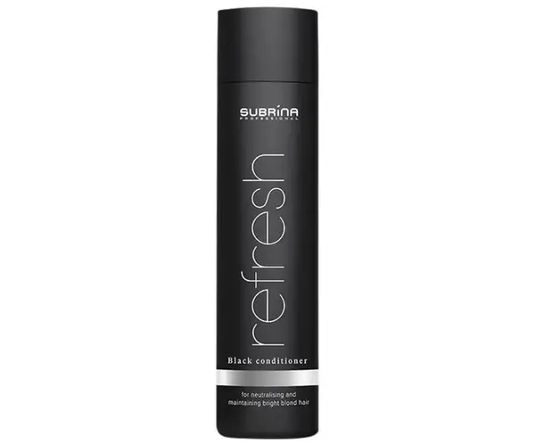 Kondicionér pro udržení platinového odstínu vlasů Subrina Professional Refresh Black Conditioner - 250 ml + dárek zdarma