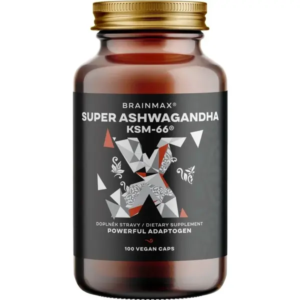 Brainmax Super Ashwagandha KSM-66 100 kapslí