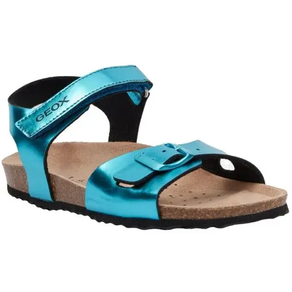 Geox J ADRIEL Dievčenské sandále, tyrkysová, veľkosť