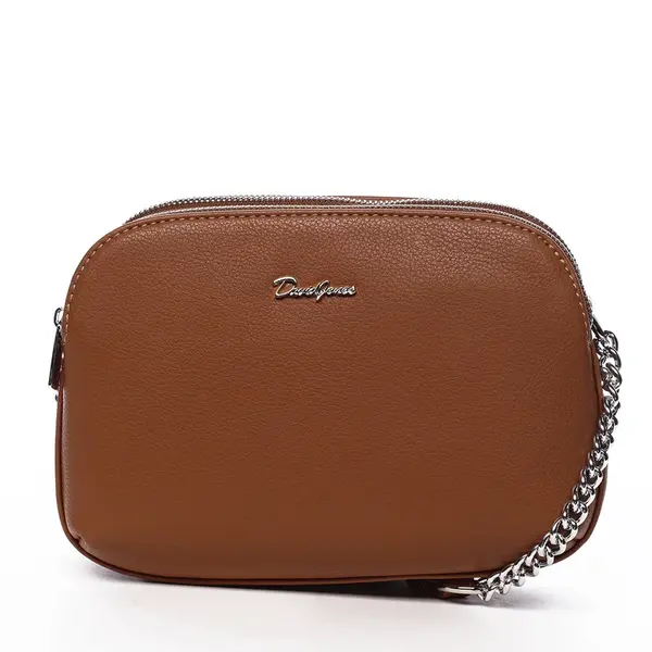 Dámská crossbody kabelka hnědá - David Jones Arvel