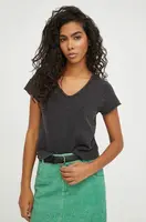 Bavlnené tričko American Vintage  T-SHIRT MC COL V