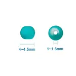 Transparent Frosted Glass Beads