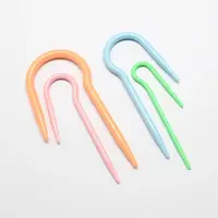 U Shape ABS Plastic Cable Stitch Knitting Needles