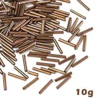 10G Glass Bugle Beads