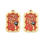 304 Stainless Steel Enamel Pendants
