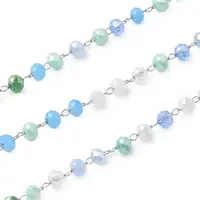 Glass Round Beaded Chains