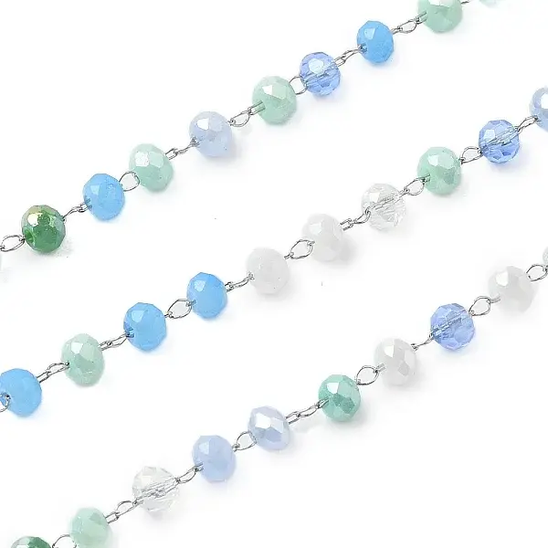 Glass Round Beaded Chains