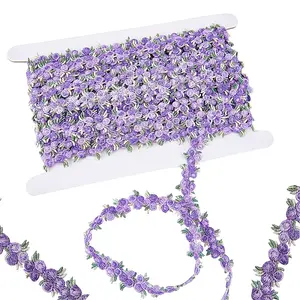 10 Yards Flower Polyester Trim Ribbon