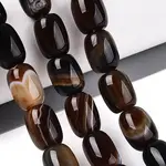 Dyed Natural Banded Agate Beads Strands