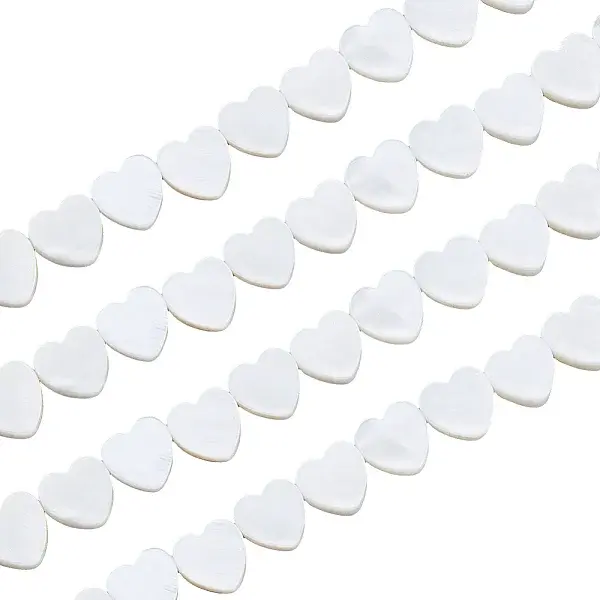 4 Strands Natural Freshwater Shell Beads Strands