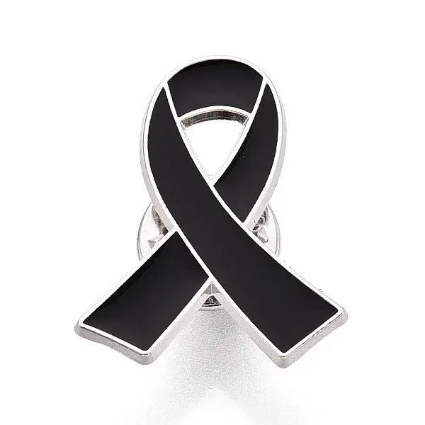 Awareness Ribbon Alloy Enamel Lapel Pins for Backpack Clothes