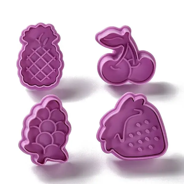 Fruit Themed PET Plastic Cookie Cutters