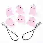 DIY Translucent Resin Pig Mobile Phone Strap Making Kits