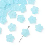 30Pcs Baking Paint Glass Beads