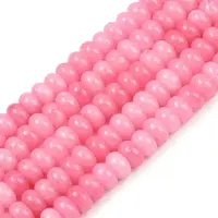 2 Strands Dyed Natural White Jade Beads Strands