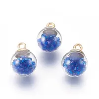 Transparent Glass Bottle Pendants