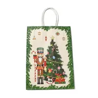 Christmas Nutcracker Kraft Paper Bags