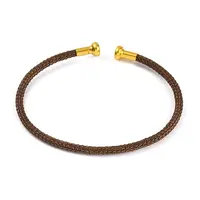 Braided Carbon Steel Wire Bracelet Making