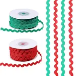 2 Rolls 2 Colors Polyester Ribbon