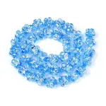 Handmade Foil Lampwork Beads Strands