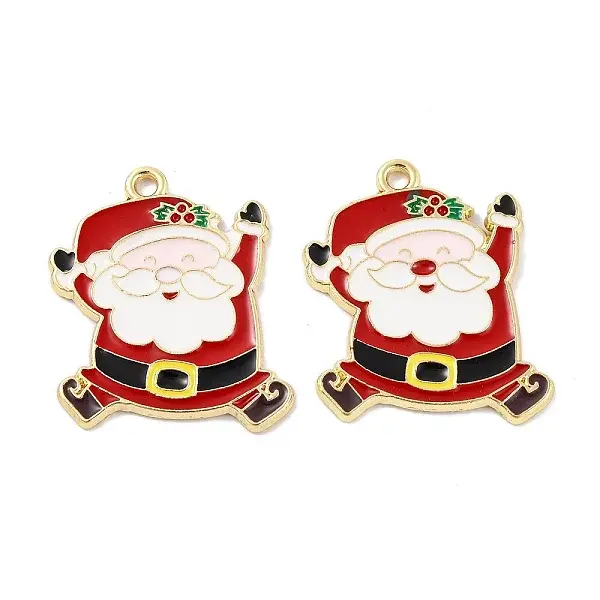 Christmas Theme Rack Plating Alloy Pendants