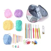 DIY Doll Handmade Knitting Leaf Pattern Bag Sets